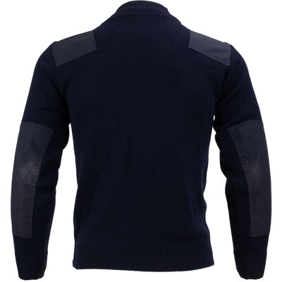 Commando Sweater Dutch Wool Crew Neck | Navy Blue, , large